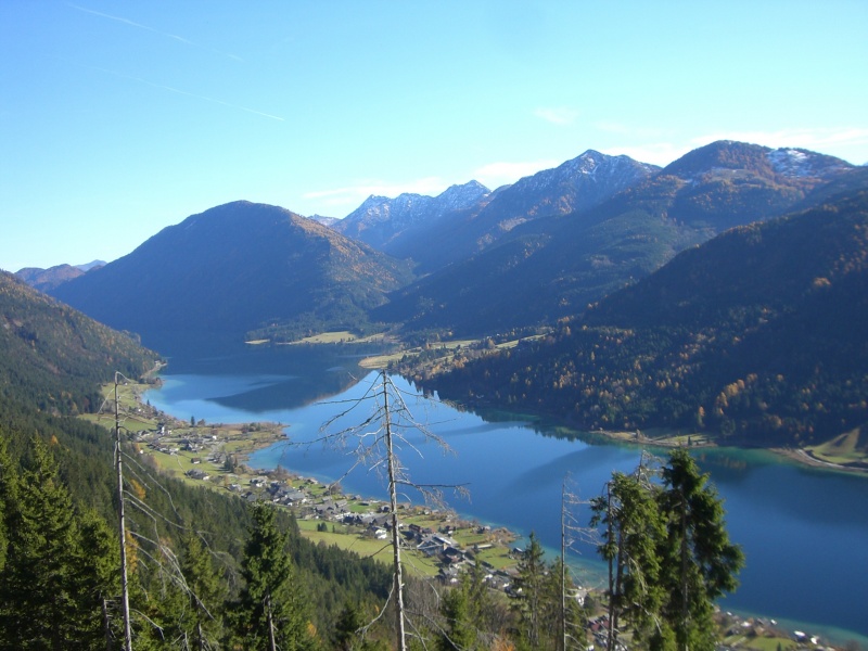 Carinthia's mountains - the view from lake Weissensee