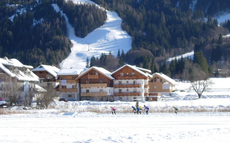 Haus Heimat im Winter - Zimmer und Ferienwohnungen am Weissensee in Kärnten