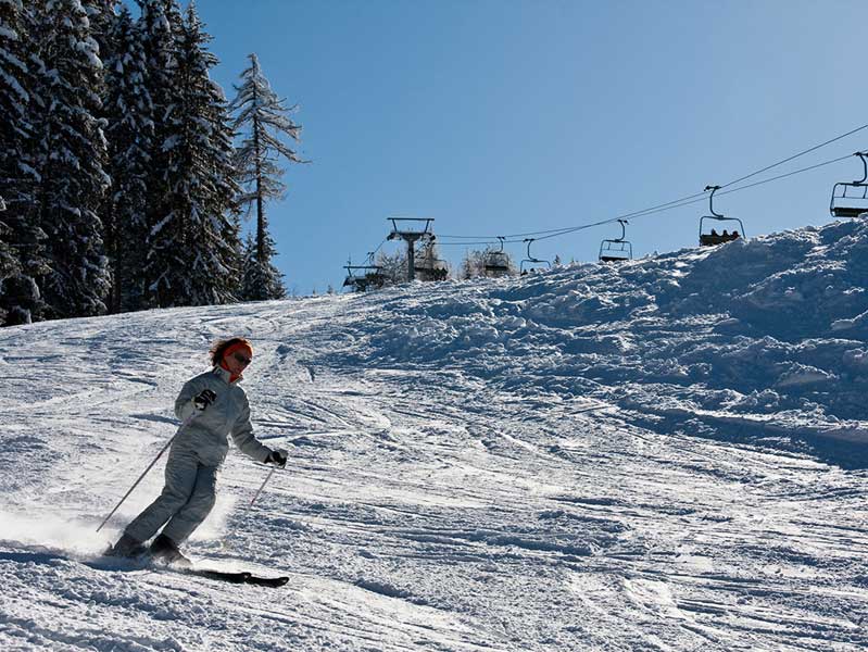 Skifahren in der Region Weissensee in Kärnten