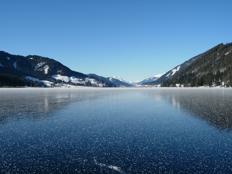 Eis am Weissensee