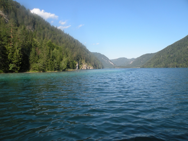 Lake Weissensee in summer (Bathing, swimming, diving)
