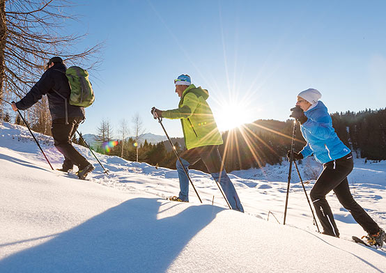 Snow shoeing