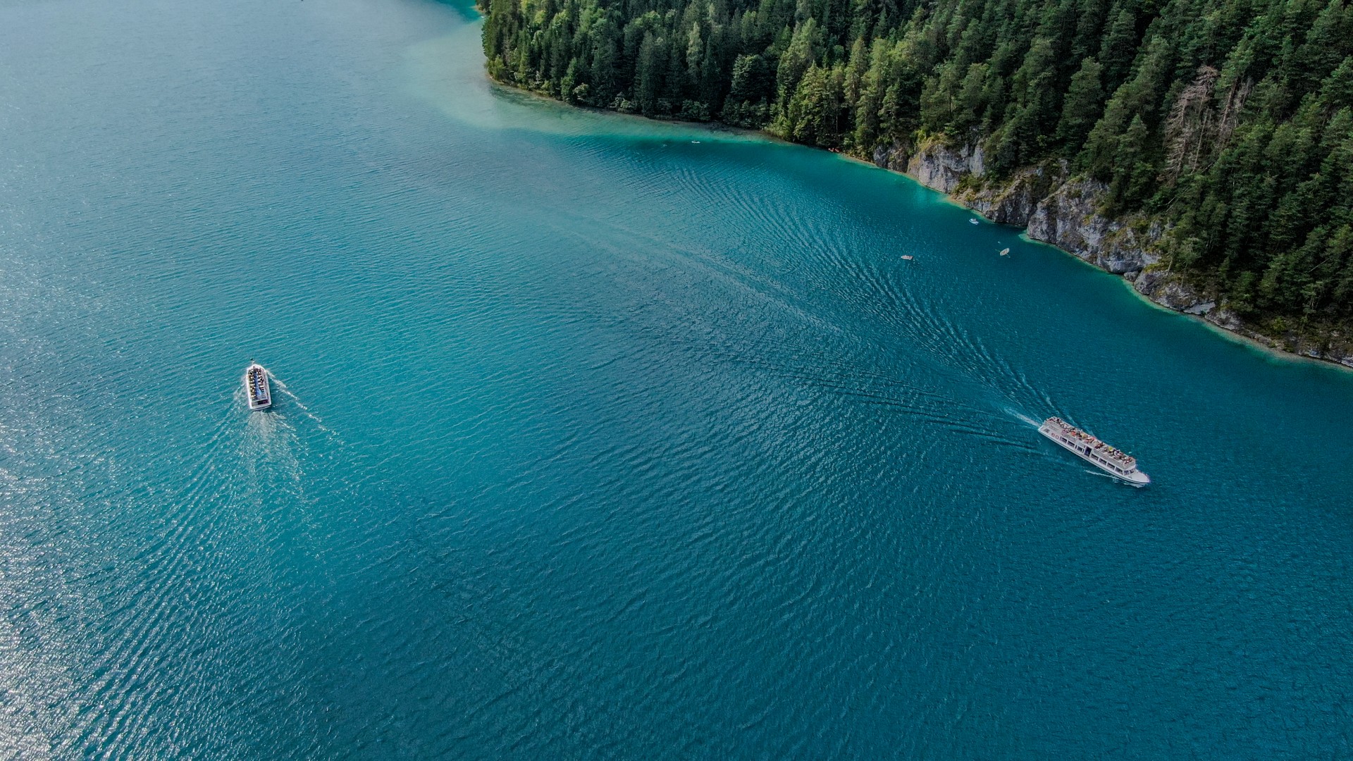 Bild Weissensee im Sommer