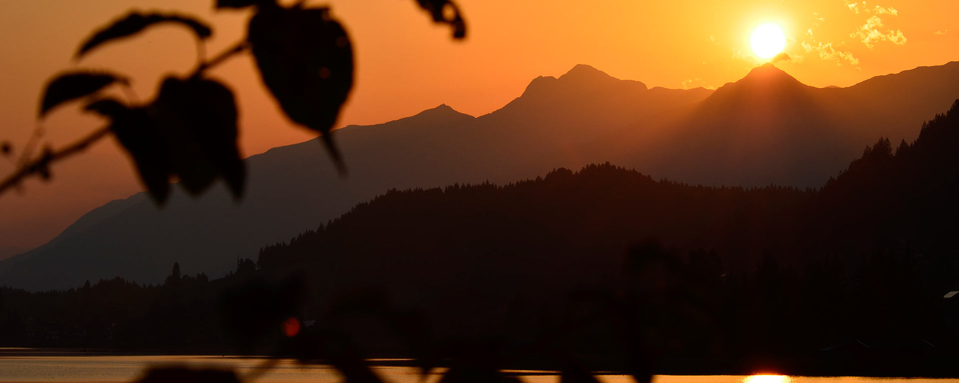 Bild Weissensee im Sommer